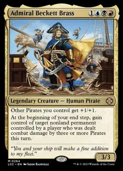 MTG ADMIRAL BECKETT BRASS 264 LCC NM M - Image 1