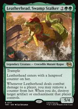 MTG LEATHERHEAD SWAMP STALKER 117 TMT NM NF R - Image 1
