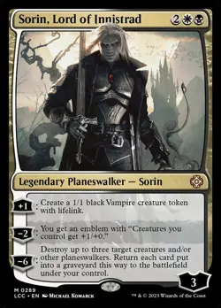 MTG SORIN, LORD OF INNISTRAD 289 LCC NM M - Image 1
