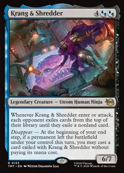 MTG KRANG & SHREDDER 153 TMT NM NF R - Image 1