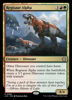 MTG REGISAUR ALPHA 286 LCC NM R - Image 1
