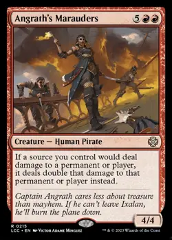 MTG ANGRATH'S MARAUDERS 215 LCC NM R - Image 1