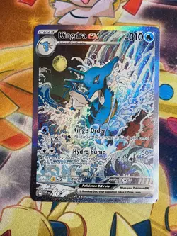 Kingdra EX 131 Full Art Scarlet & Violet Promo Pokemon NM - Image 1