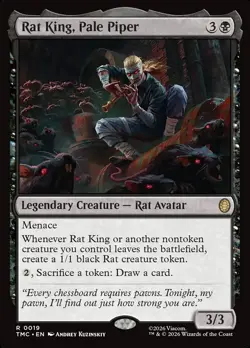 MTG RAT KING, PALE PIPER 19 TMC NM R - Image 1