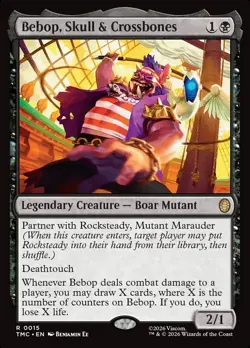 MTG BEBOP, SKULL & CROSSBONES 15 TMC NM R - Image 1