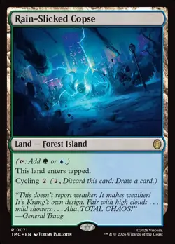 MTG RAIN-SLICKED COPSE 71 TMC NM R - Image 1