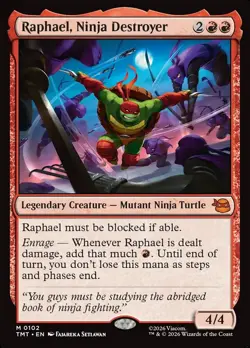 MTG RAPHAEL NINJA DESTROYER 102 TMT NM NF M - Image 1