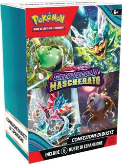 POKEMON CREPUSCOLO MASCHERATO - BUNDLE DA 6 BUSTINE - ITALIANO - NEW E SEALED - Image 1