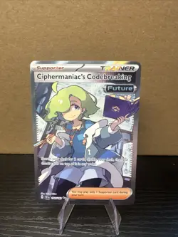 Pokemon TCG Ciphermaniacs Codebreaking 198/162 Temporal Forces Full Art NM/Mint - Image 1