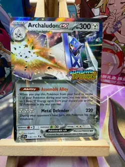 Archaludon ex 130/191 Double Rare Surging Sparks Stamped Promo Pokemon NM - Image 1
