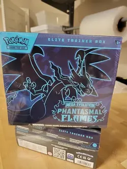 Phantasmal Flames Elite Trainer Box ETB New/Factory Sealed Pokemon TCG - Image 2