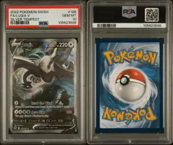 Pokemon 2022 Lugia V 186/195 Alt Art Silver Tempest GEM MINT PSA 10 - Image 3