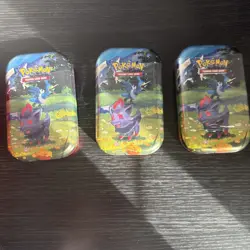 Pokemon TCG Ascended Heroes Mini Tin | x3 Zorua Tins - Sealed & Ready ✅🔥 - Image 1