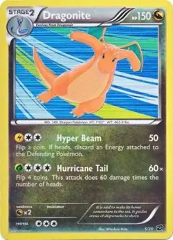 Dragonite - 5/20 HP, English Pokemon Dragon Vault - Image 1