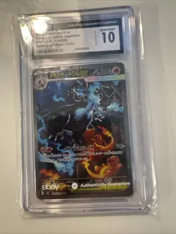 Pokemon Mega Charizard X ex Inferno X Japanese Special Art Rare #110 CGC 10 - Image 1
