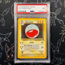 PSA 9 - 1999 Pokemon Jungle Electrode Holo #2 Unlimited WOTC Vintage PSA - Image 1