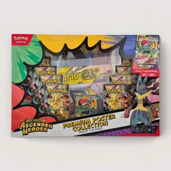 Pokemon TCG: ME- Ascended Heroes Premium Poster Collection: Lucario- SEALED - Image 1