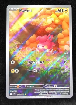 Pawmi 226/091 SV Paldean Fates Holo Pokemon TCG Near Mint Illustration Rare NM/M - Image 1