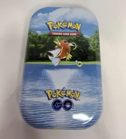 Pokemon GO Mini Tin – Magikarp Design – Empty Metal Storage Box – Official TCG - Image 1