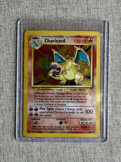 1999 Pokemon Base Set Charizard 4/102 Holo Rare WOTC 120 HP English - Image 1