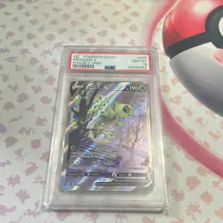 Pokemon Celebi V Full Art Ultra Rare 245/264 Fusion Strike Holo PSA 10 2021 - Image 1