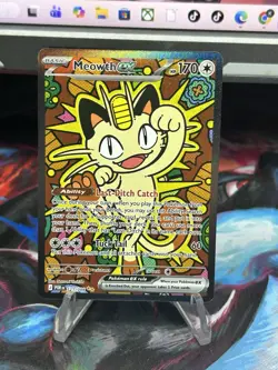 Meowth ex 121/088 ENGLISH Special Illustration Rare - Perfect Order SIR Pokemon - Image 1