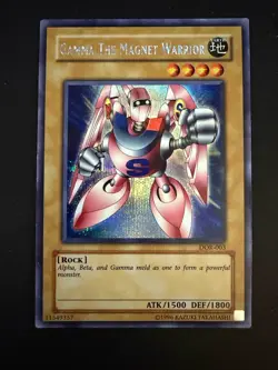 1x Yugioh Gamma The Magnet Warrior DOR-003 LP - Image 1