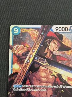One Piece TCG - Dracule Mihawk #OP01-070 Romance Dawn - PRE-ERRATA - Near Mint - Image 2
