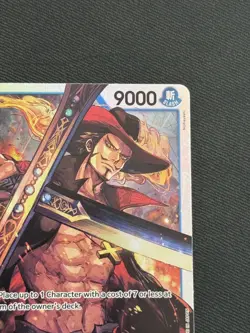 One Piece TCG - Dracule Mihawk #OP01-070 Romance Dawn - PRE-ERRATA - Near Mint - Image 3