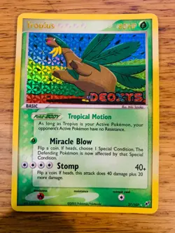 LP! Tropius (27/107) EX Deoxys Stamped Reverse Holo Pokemon Card! FREE P&P! - Image 1