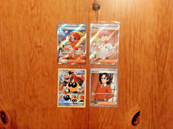 POKOMON HOLO CARDS JAPANESE & ENGLISH X 4 CARDS EXCELLENT CONDITION - SET 39 - Image 1