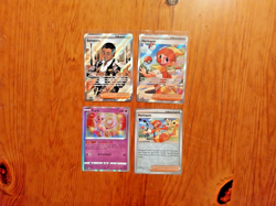 POKOMON HOLO CARDS JAPANESE & ENGLISH X 4 CARDS EXCELLENT CONDITION - SET 38 - Image 1