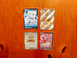 POKOMON HOLO CARDS JAPANESE & ENGLISH X 4 CARDS EXCELLENT CONDITION - SET 36 - Image 1