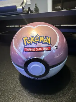 Love Ball Pokeball Tin J21 Pokemon Evolving Skies Fusion Strike Chilling SEALED - Image 1