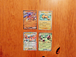 POKOMON HOLO CARDS JAPANESE & ENGLISH X 4 CARDS EXCELLENT CONDITION - SET 14 - Image 1