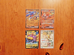 POKOMON HOLO CARDS JAPANESE & ENGLISH X 4 CARDS EXCELLENT CONDITION - SET 13 - Image 1
