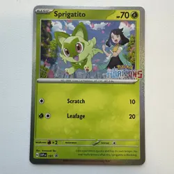 Pokemon Sprigatito 191 SVP Black Star Promo Scarlet Violet Holo Horizons NM - Image 1