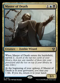 MTG MASTER OF DEATH 216 MKC NM R - Image 1