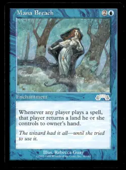 Mana Breach LP Light Play Exodus MTG [10638] - Image 1