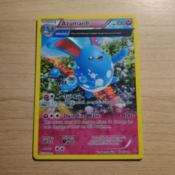 Azumarill 104/160 - NM REVERSE HOLO XY Primal Clash - Pokemon 2015 Rare TCG Card - Image 1