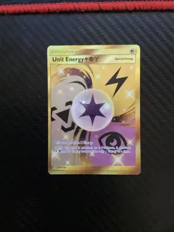 Unit Energy LPM - 171/156 - Pokemon Ultra Prism Sun & Moon Secret Rare Card LP - Image 1