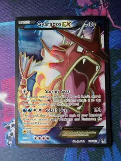 Pokemon Gyarados EX TCG Full Art Holo Ultra Rare Card 114/122 XY-Breakpoint LP+ - Image 1