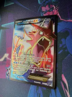 Pokemon Gyarados EX TCG Full Art Holo Ultra Rare Card 114/122 XY-Breakpoint LP+ - Image 2