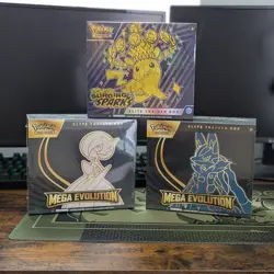 Pokemon Mega Evolutions Gardevoir and Lucario ETB + Surging Sparks ETB - Image 1