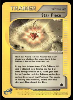 Pokemon Cards Star Piece 139/144 Skyridge WOTC Uncommon NM - Image 1