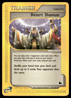 Pokemon Cards Desert Shaman 123/144 Skyridge WOTC Uncommon NM - Image 1