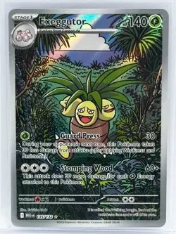 Pokemon Exeggutor 135/132 Mega Evolution Holo Illustration Rare NM - Image 1