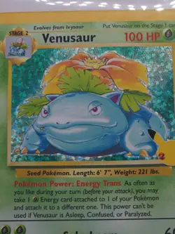 Venusaur 15/102 Celebrations Textured Ultra Rare Holo Pokemon Card * MINT* 🔥💎 - Image 2