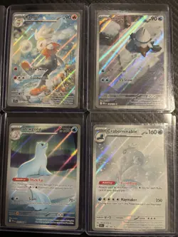 Pokemon TCG - Piplup, Raboot, Snover, Dewgong, Spheal & more! 8 IR Lot! - Image 1