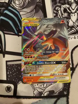 Pokemon TCG Reshiram & Charizard GX Tag Team SM-Unbroken Bonds 20/214 Ultra Rare - Image 1